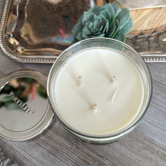 Partylite Holly Jolly Berry signature 3 wick candle jar New - Picture 3 of 5